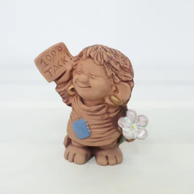Figur (Braun, Mehrfarbig) von JIE Keramik