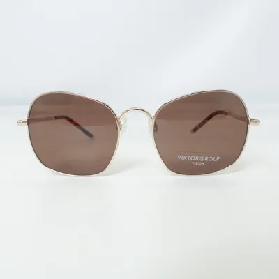 Sunglasses (Brown, Gold) from Viktor & Rolf