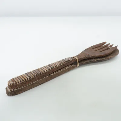 Couverts à salade (Marron)