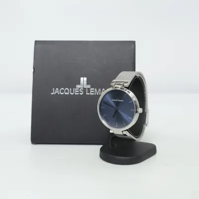 Armbandsur (Silverfärgad, Blå) från Jacques Lemans