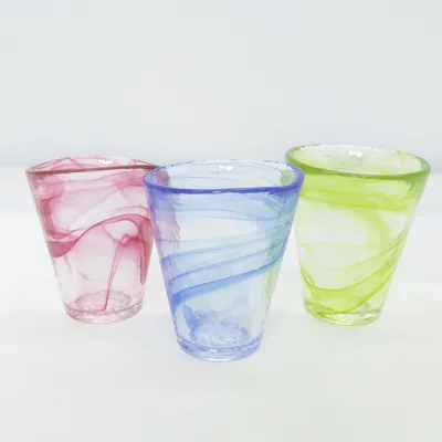 Drinking glass ( Ulricę Hydman-Vallien) from Kosta Boda