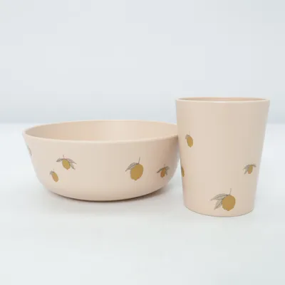 Kinderservies (Roze) van Konges Sløjd