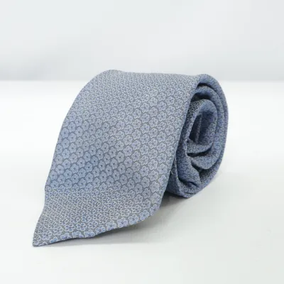 Tie (Blue, Gray) from Aquascutum Silk