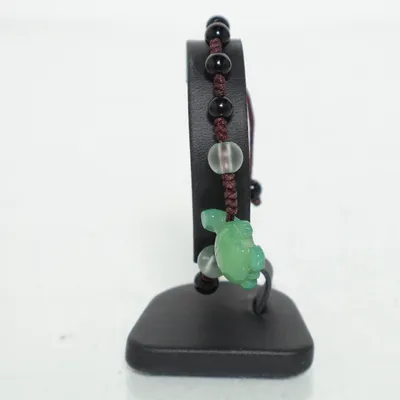 Bracelet (Green, Black, Brown) Unknown metal