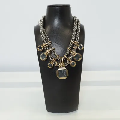 Collier (Argent, Or, Noir) de Zara Métal inconnu