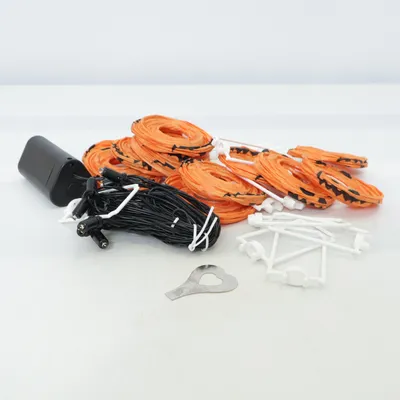 Lyskæde (Orange, Sort) fra IKEA