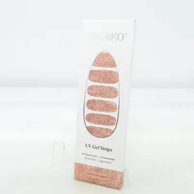 Lösnaglar (Glittery Rosegold) från Maniko