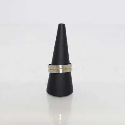 Ring (Zilver, Geel) Roestvrij staal