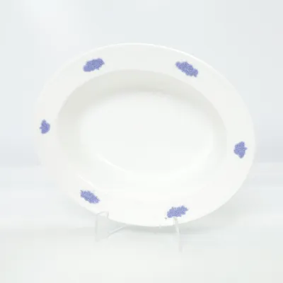 Assiette (Blanc, Bleu) de Gustafsberg