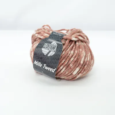 Yarn (Mille Tweed) from Lana Grossa Acrylic, Merino wool