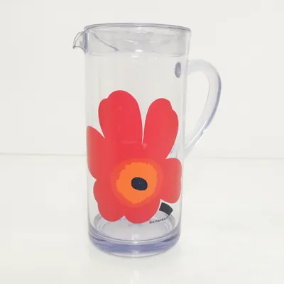 Tillbringare (Transparent, Röd) från Marimekko