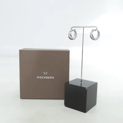 Boucles d'oreilles (Argent) de Mockberg Métal inconnu