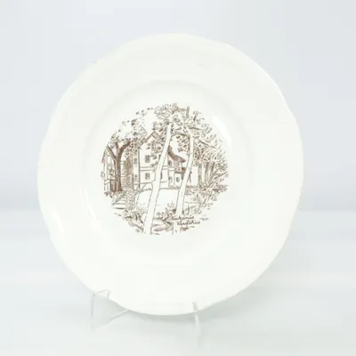 Assiette (Blanc, Marron) de Gustavsberg
