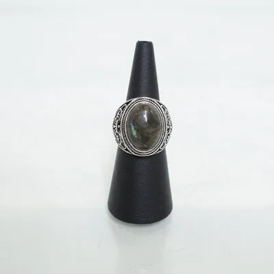 Ring (Silverfärgad, Grå) Okänd metall