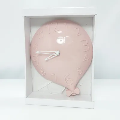 Wandklok (Roze)