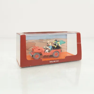 Model car (Pink, Multicolored) from Tintin