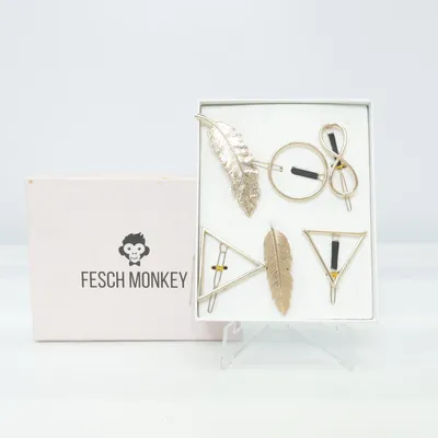 Pince à cheveux (Or) de Monkey & Monkey Métal inconnu