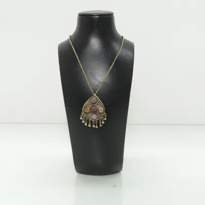 Halsband (Guldfärgad, Flerfärgad) Okänd metall