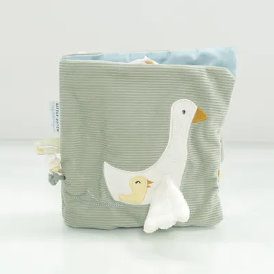 Baby toy (Green, White, Yellow) from Little Dutch Cotton, Faux fur, Polyester