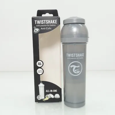 Nappflaska (Grå) från Twistshake