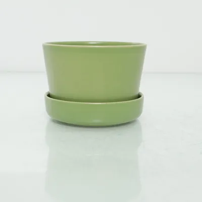 Bloempot (Groen) van Hoganas Keramik