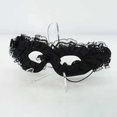 Masquerade-masker (Zwart)