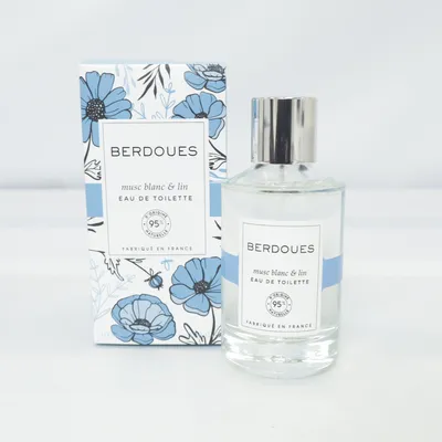 Eau de Toilette (musc blanc & lin) från Berdoues