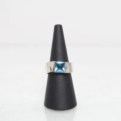 Ring (Silver, Blue) Silver