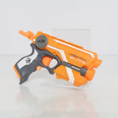Knallskottspistol (Orange, Svart, Vit) från Nerf