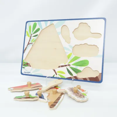 Activiteitenspeelgoed (Blauw, Bruin, Rood, Groen, Wit) van Janod