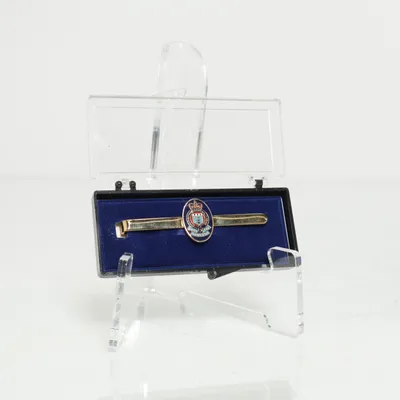 Tie pin (Gold, Blue, Red) from Solingen Unknown metal