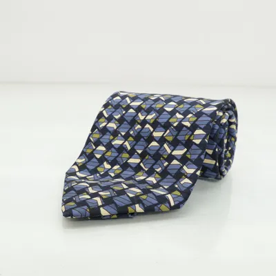Tie (Blue, Multicolored) from Stylus Virum Arguit Silk