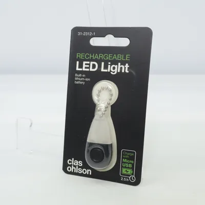 Ficklampa (Vit, Svart) från Clas Ohlson