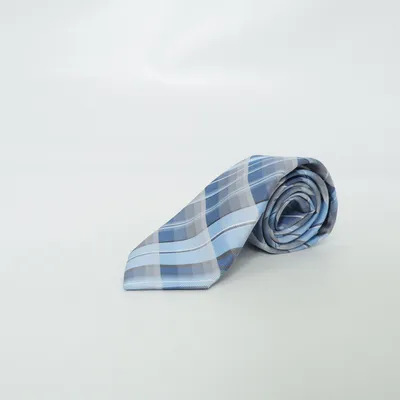 Stropdas (Blauw, Grijs, Wit) van Bexleys Man Polyester