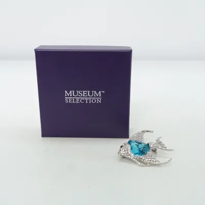 Broche (Blauw, Zilver) van Swarovski Onbekend materiaal