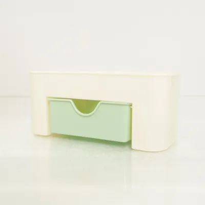 Sminkförvaring (Beige, Grön)