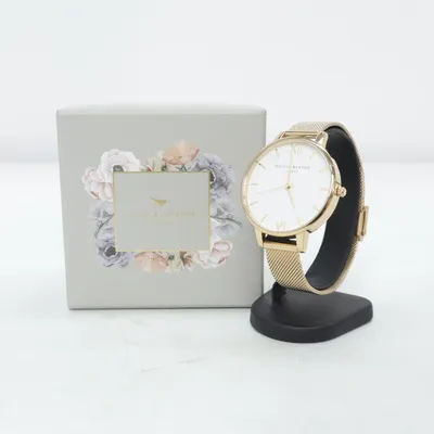 Wristwatch (Gold, White) from Olivia Burton