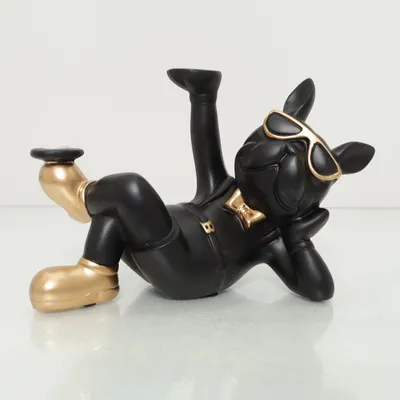 Figur (Sort, Guld)