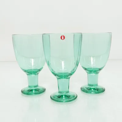 Vinglas (Grön) från Iittala