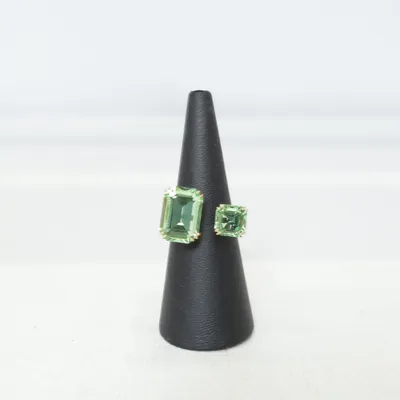 Ring (Grön, Guldfärgad) från Swarovski Okänd metall