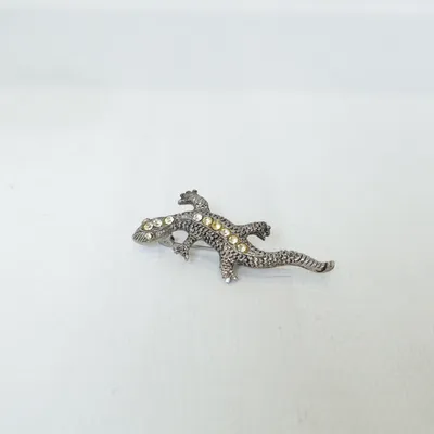 Broche (Argent, Jaune) Métal inconnu