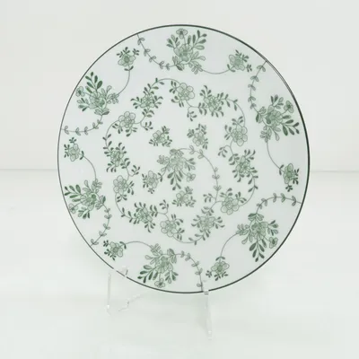 Tallrik (Vit, Grön) från IKEA