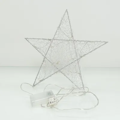 Julstjärna (Silverfärgad)