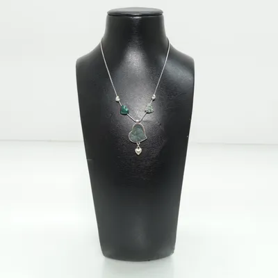 Ketting (Zilver, Groen) van Pilgrim Onbekend materiaal