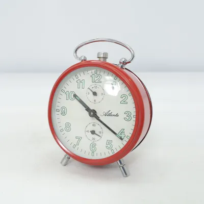 Alarm clock (Red, White) from Atlanta
