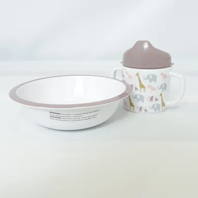 Kinderservies (Wit, Bruin) van Smallstuff
