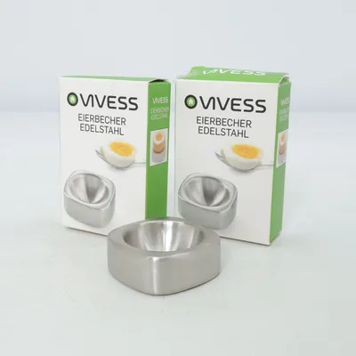 Äggkopp (Silverfärgad) från Vivess