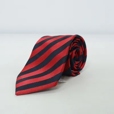 Tie (Red, Blue) from Marks & Spencer Autograph Polyester