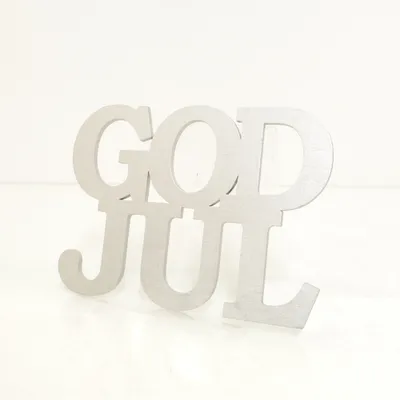 Juldekoration (Silverfärgad)