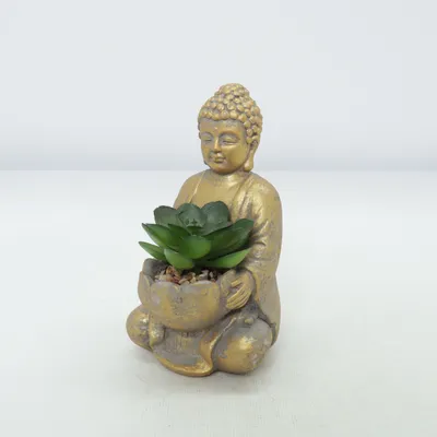 Figurine en porcelaine (Or, Vert) de Bid